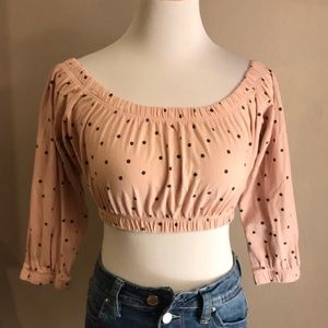 NWT truly madly deeply crop top